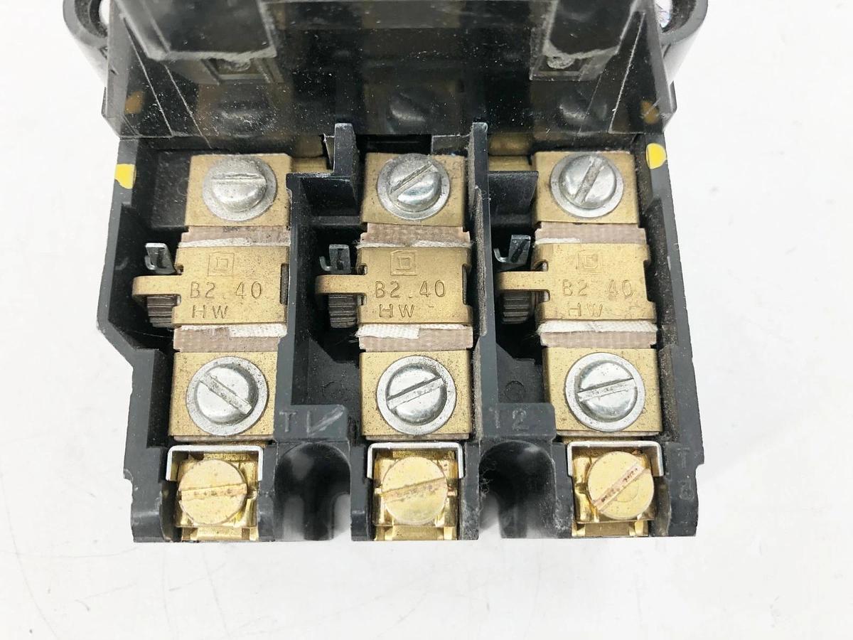 Used Square D 2510MBO2 Manual Non-Reversing Starter 575VAC 5HP Size M-0