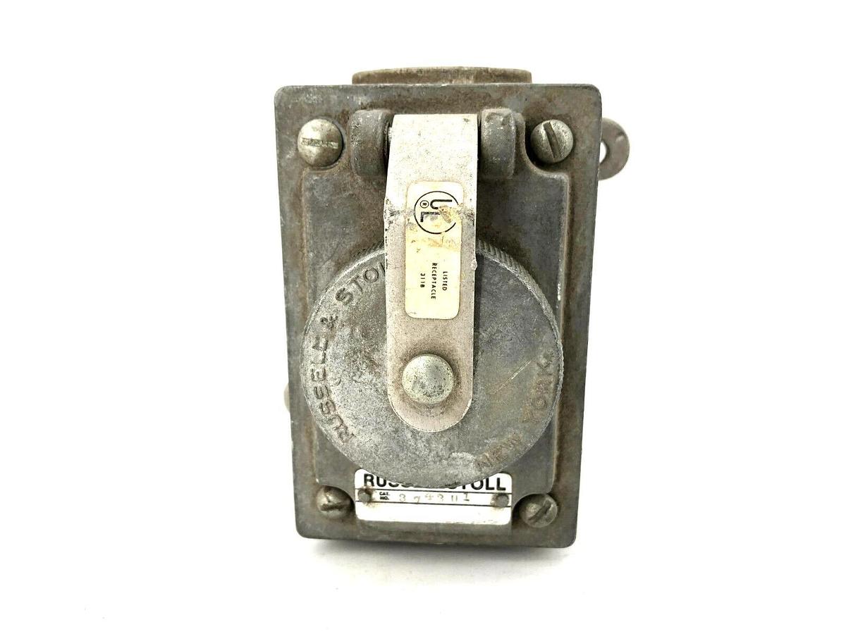 New Russellstoll 3743U1 Receptacle 20A 125V