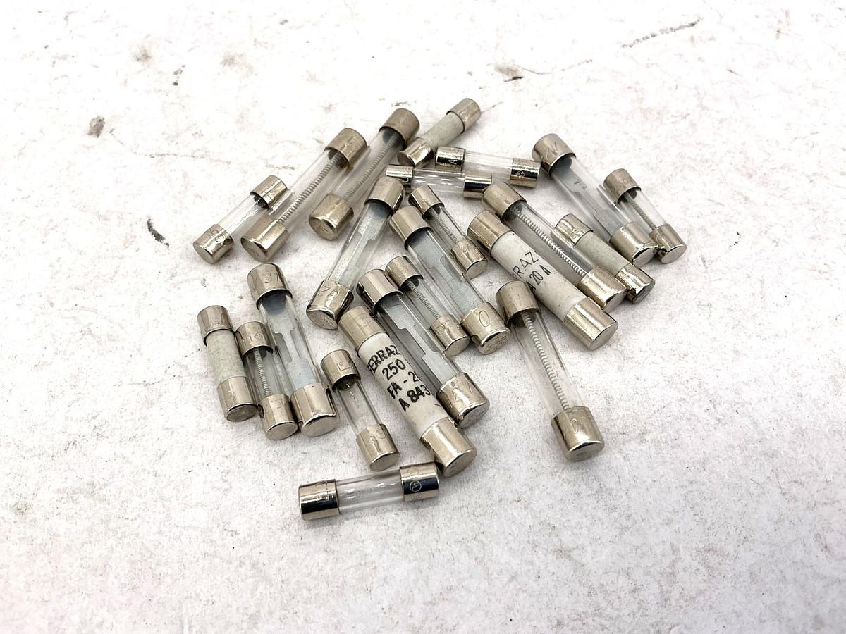 Random Assorted Lot of Glass Mini Fuses