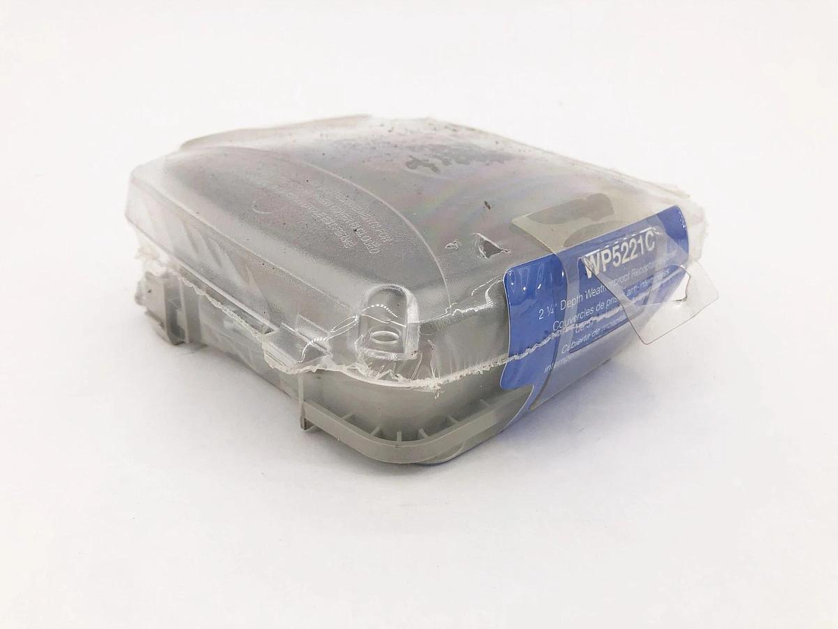 New Intermatic WP5221C Weatherproof Electrical Box 2-Gang Clear 2-1/4" Deep