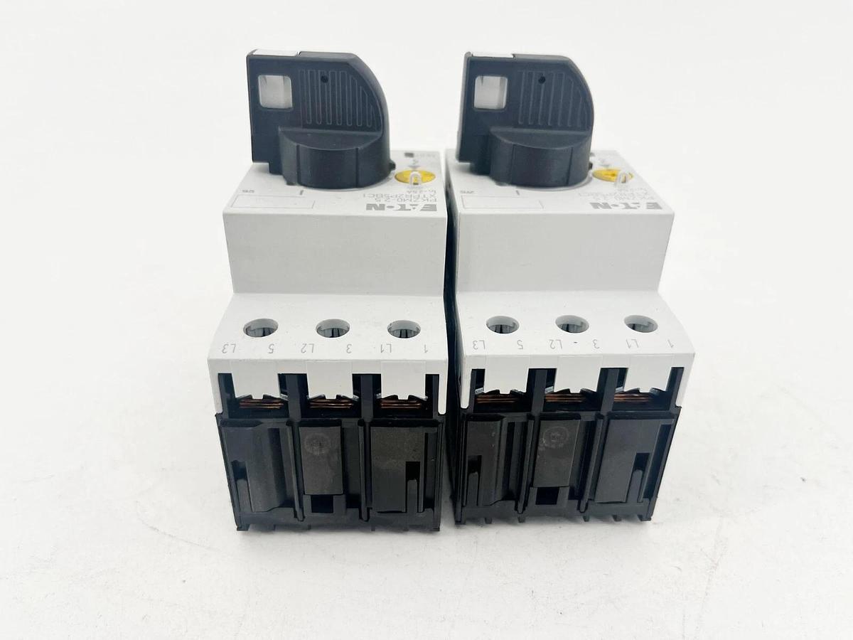 Used Lot of 2 Eaton PKZM0-2.5 Motor Circuit Breakers 1.6-2.5A Range XTPR2P5BC1