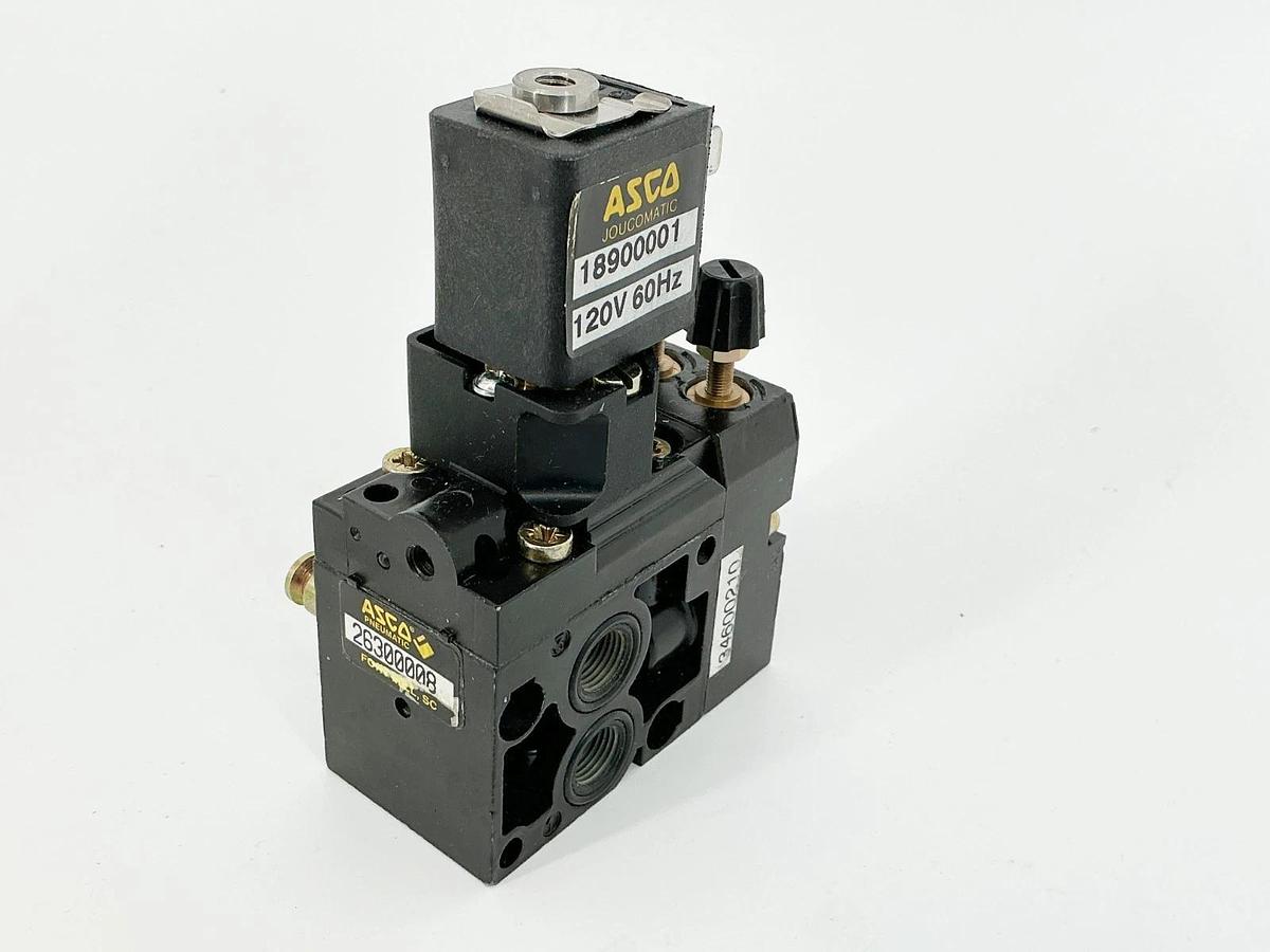 New Asco 26300008 Solenoid Valve 115/120V 50/60Hz - No Box
