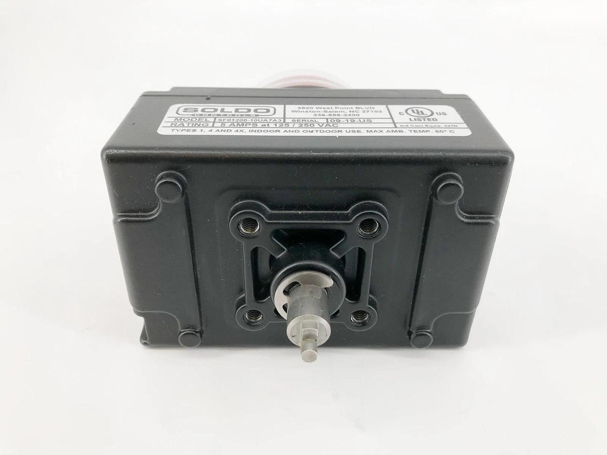 New Soldo Controls SF01200-10UA7A3 Limit Switch 5A at 125/250VAC - No Box