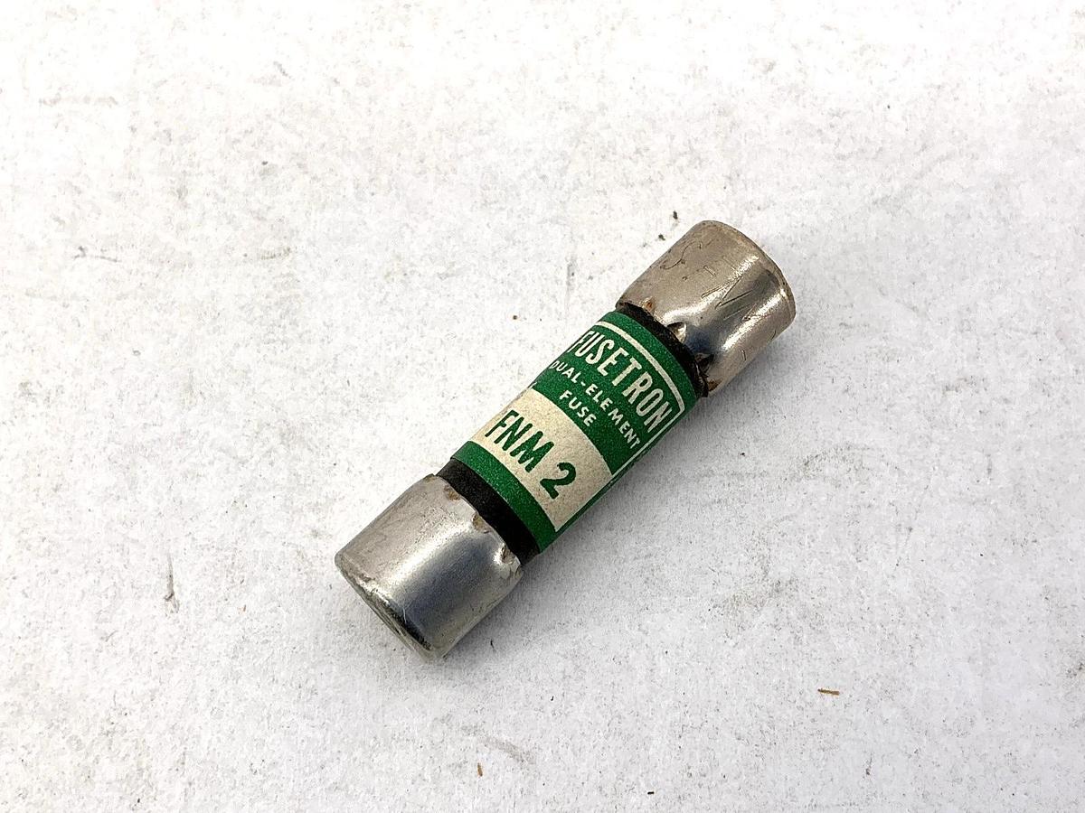 Lot of 5 New Bussmann FNM-2 Fusetron Dual-Element Fuse 2A 250V