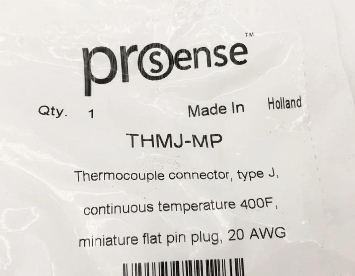 Lot of 10 New ProSense THMJ-MP Thermocouple Connectors Type J 40AWG To 20AWG