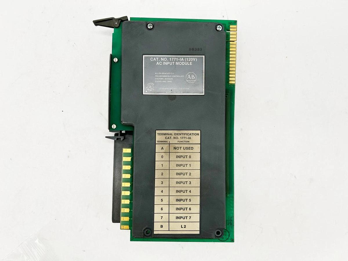 Used Lot of 2 Allen Bradley 1771-IA AC Input Module 120V 50/60Hz 7Ma