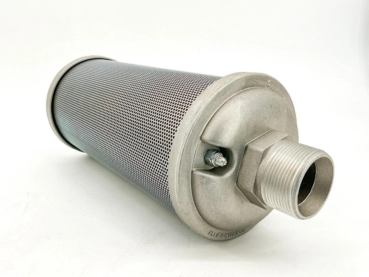 New AutoMuffler Model M15 Exhaust Muffler 44AW56 1-1/2NPT