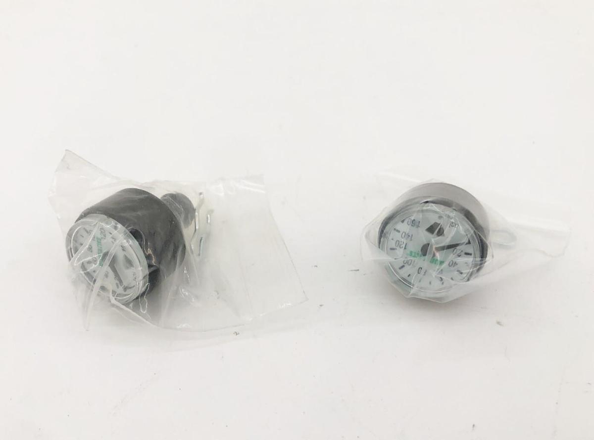 Lot of 2 New Numatics 214-214 Pressure Gauge 160psi 2005 Series- No Box