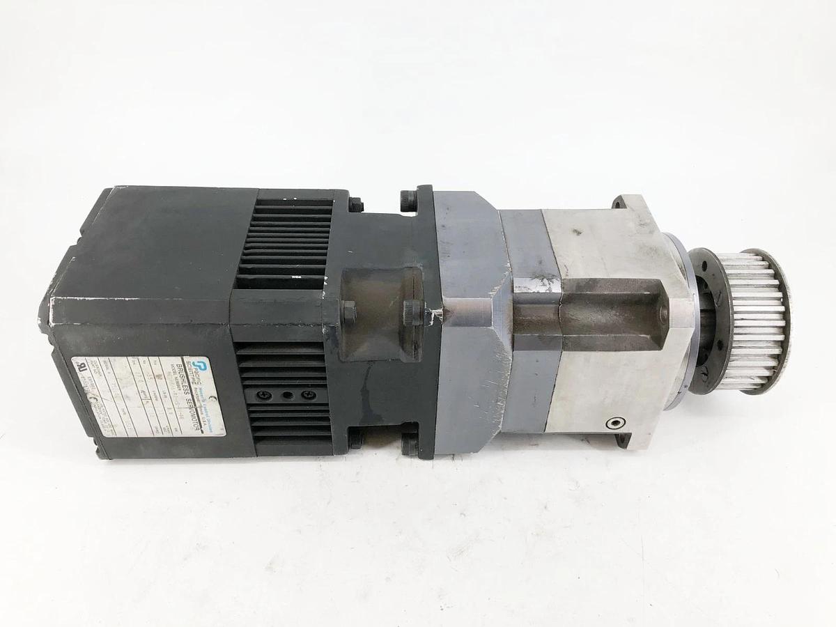 Used Pacific Scientific R63HENA-R2-NS-NV-00 Servomotor w/ Bayside PS142-010-010SH
