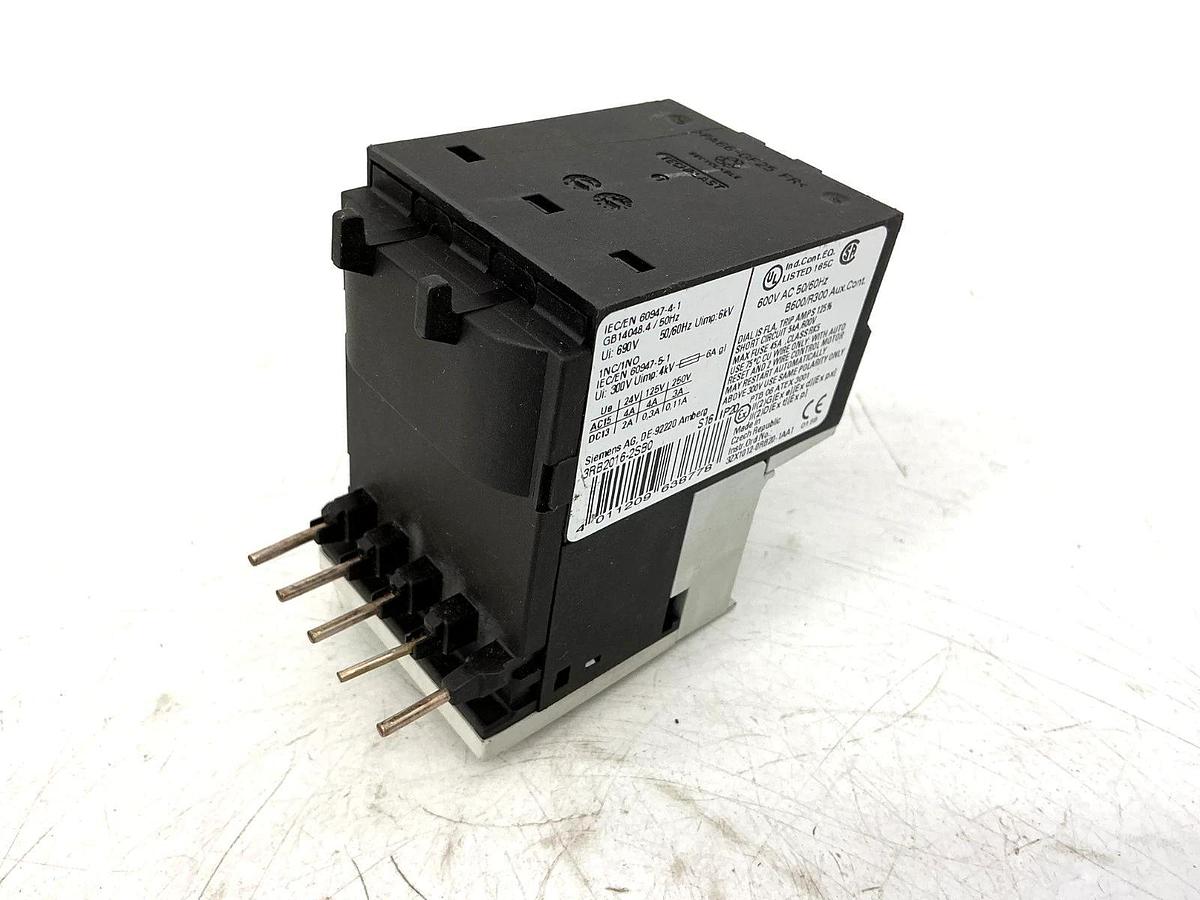 Used Siemens 3RB2016-2SB0 Overload Relay 5-Pole 3-12A 600VAC 50/60HZ
