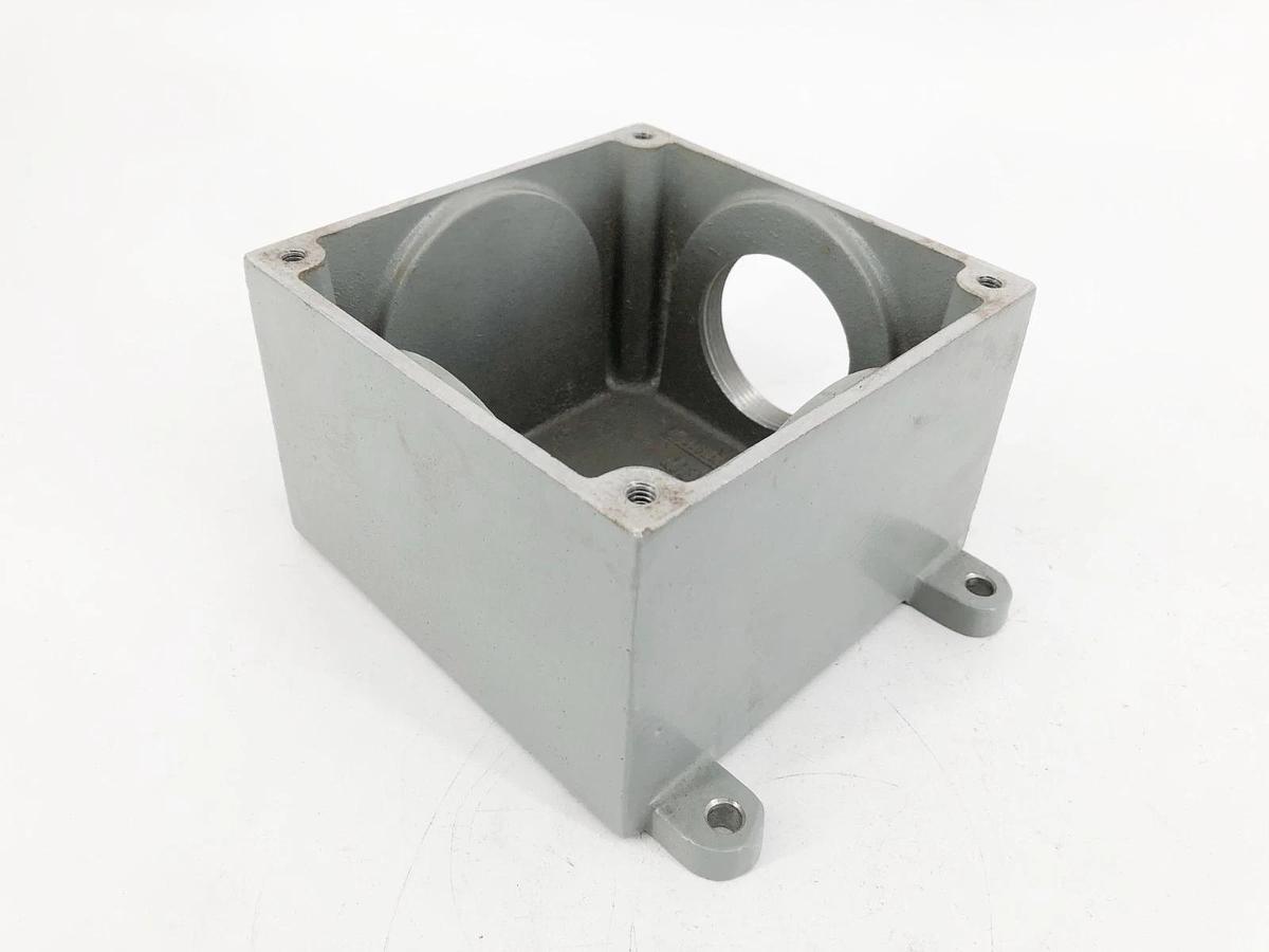 New Meltric 7T5F0N20 Metal Box Gray 2" NPT Size 5