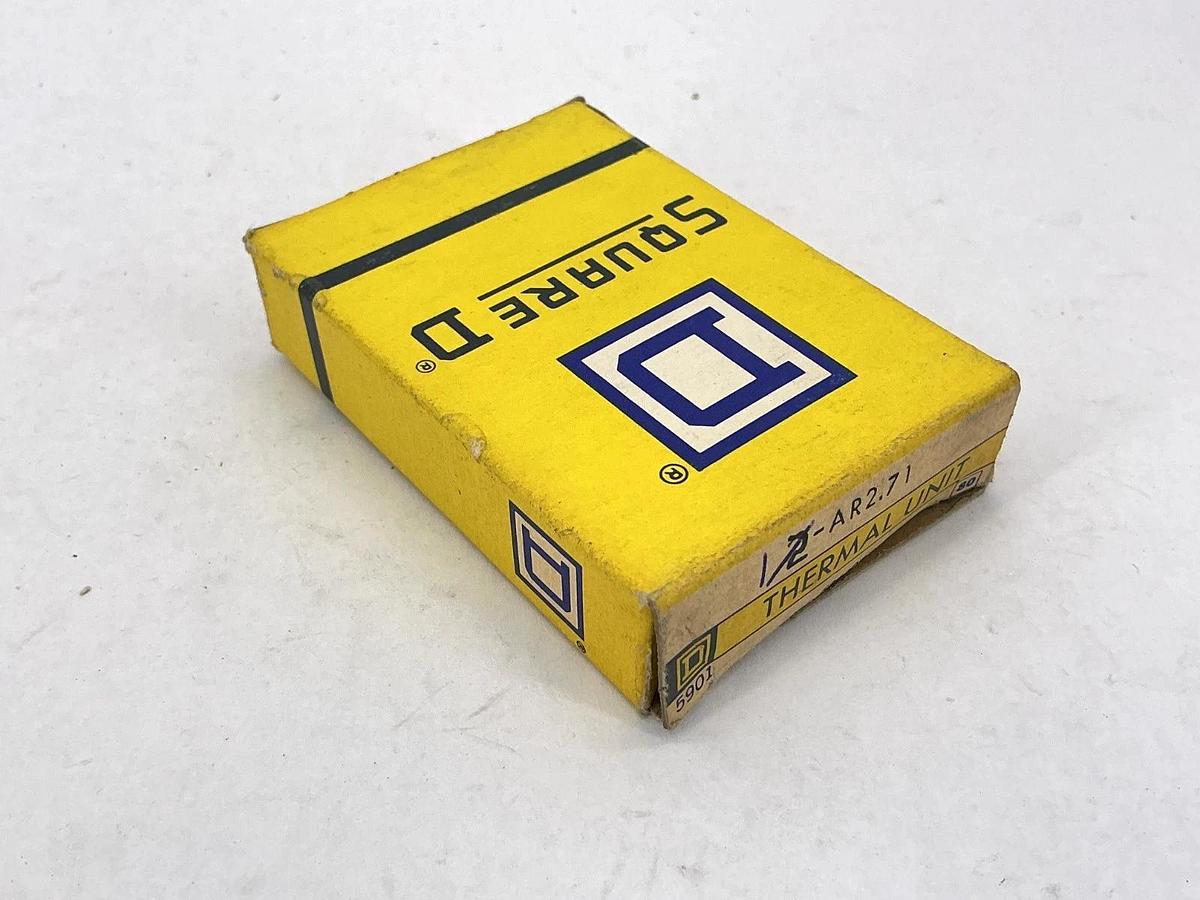 Lot of 2 New Square D 1-AR2.71 Overload Relay Thermal Unit AR2.71 58640