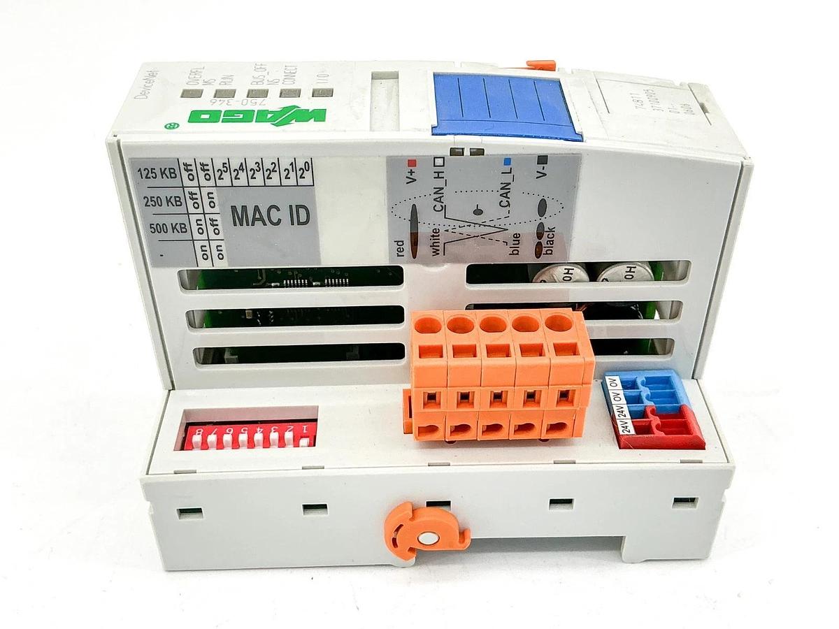 New Wago 750-346 FC Devicenet Module 24VDC