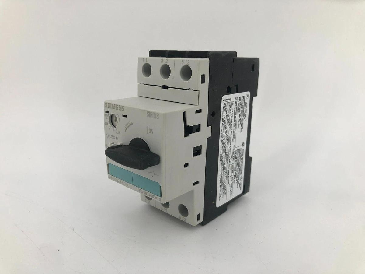 New Siemens 3RV1021-0CA10 Circuit Breaker