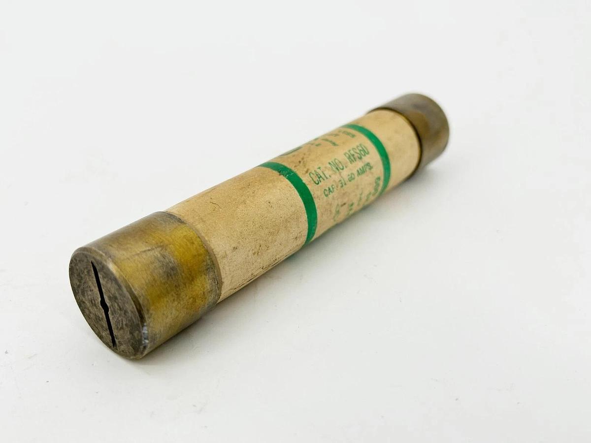 Used Ferraz Shawmut RFS60 Fast Acting Renewable Fuse 60A 600V