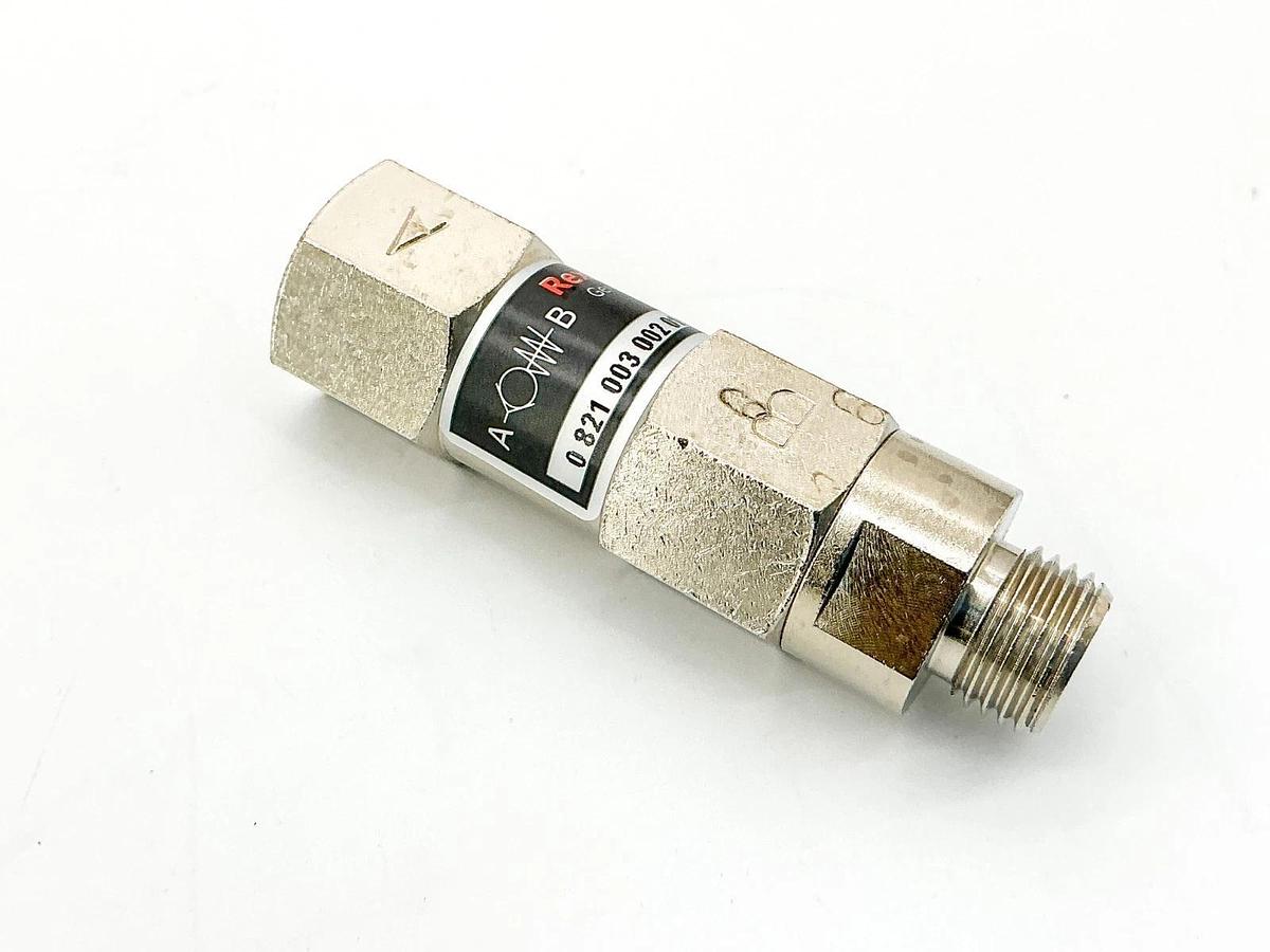 New Rexroth 0821003002015303 Pneumatic Check Valve 0-821-003-002