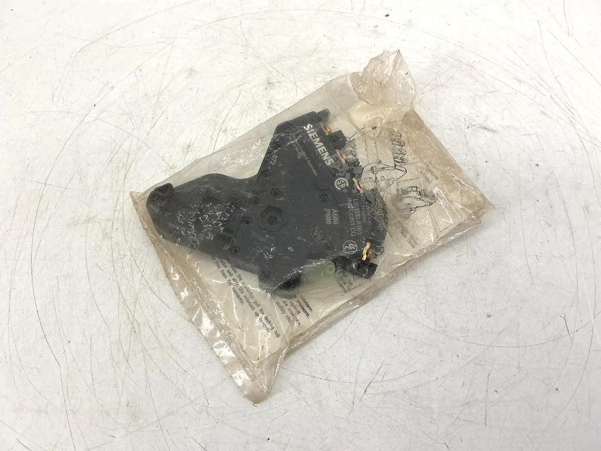 New Siemens 49AB20 Auxiliary Interlock Kit Actuator Type: 2NO Size: 00 Thru 4