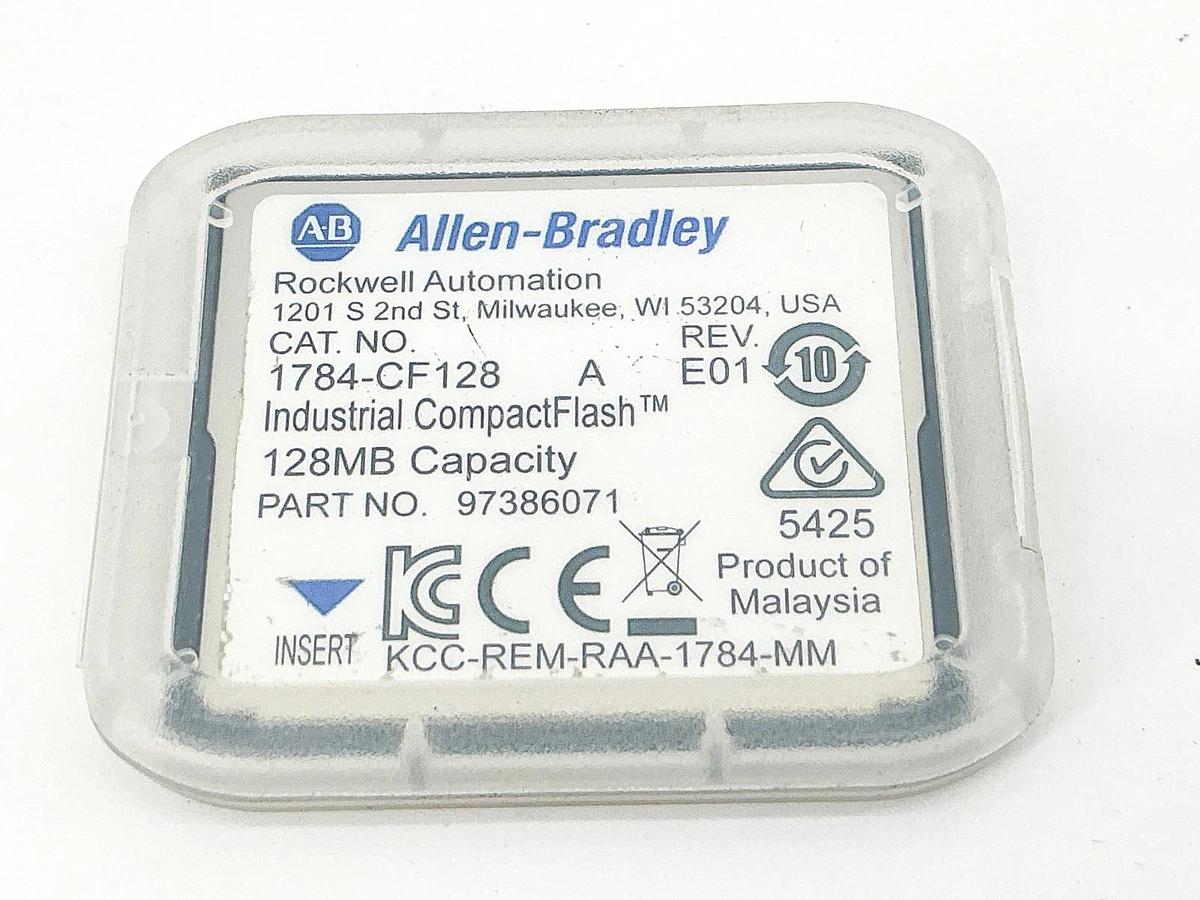 New Allen Bradley 1784-CF128 Industrial Compact Flash 128MB 97386071