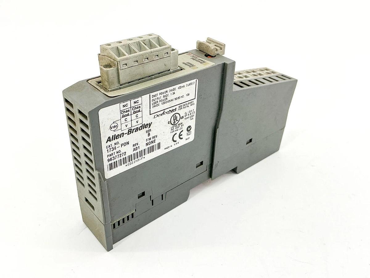 New Allen Bradley 1734-PDN DeviceNet Interface Module 24V 1.3A Ser.B - No Box