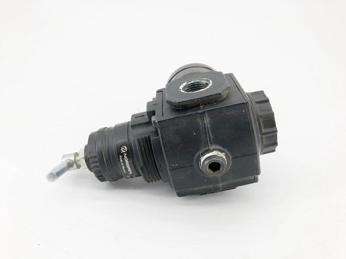 Used Norgren R73G-3AT-RMG Regulator Valve with Gauge 300psi Max 1/4" NPT 20-160psi