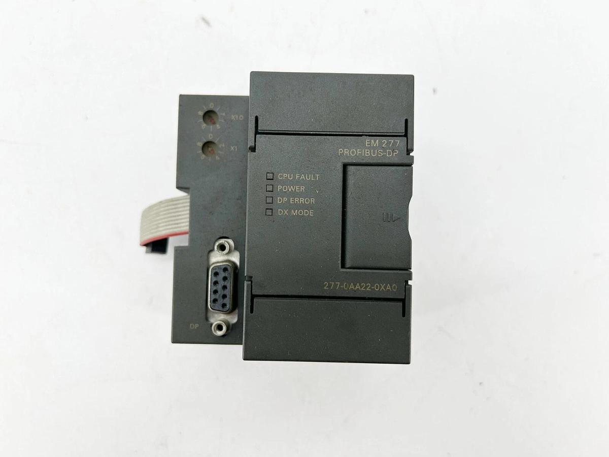 Used Siemens 6ES7277-0AA22-0XA0 DP Module 21-28VDC 1 Interface Profibus-DP/MPI 9.