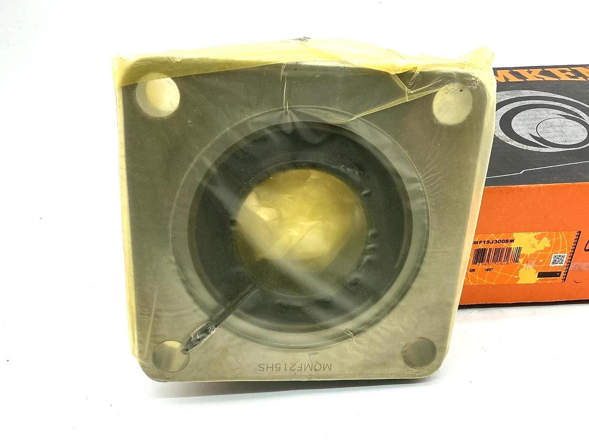 New Timken QMF15J300SM Roller Bearing 4-Bolt Flange Unit 3" ID Eccentric Collar