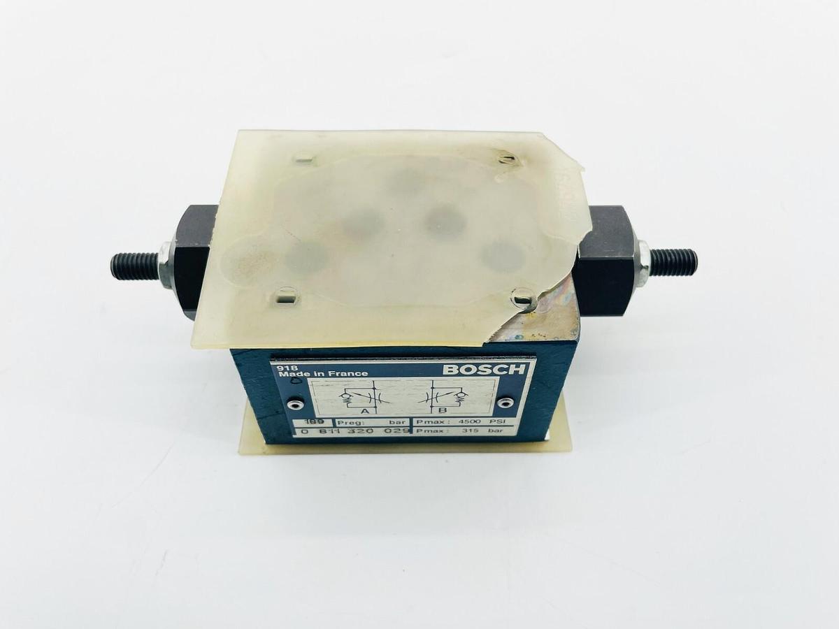 New Bosch 0811320029 918 Relief Valve 4500 PSI 315 BAR 189 0 811 320 029