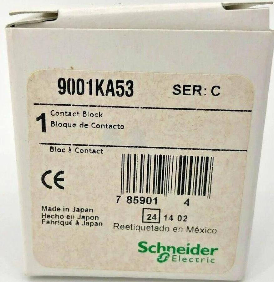 Used Schneider Electric 9001KA53 Ser C Contact 30MM 3A Block New Surplus