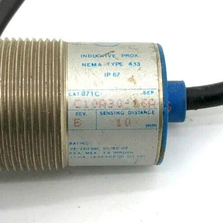 Used AB Allen Bradley 871C-C10A30-16 Ser. A Proximity Switch 10mm