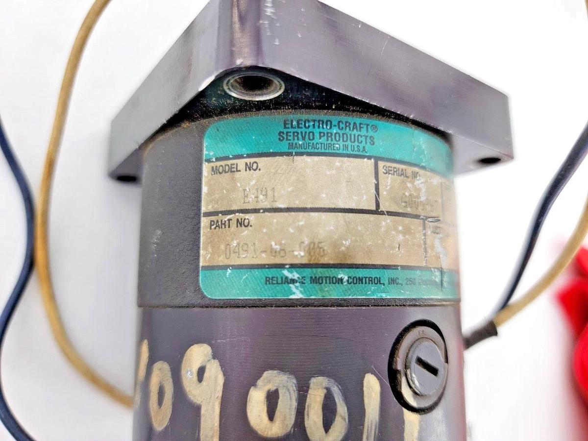 Used Electrocraft 0491-06-005 Electric Servo Motor