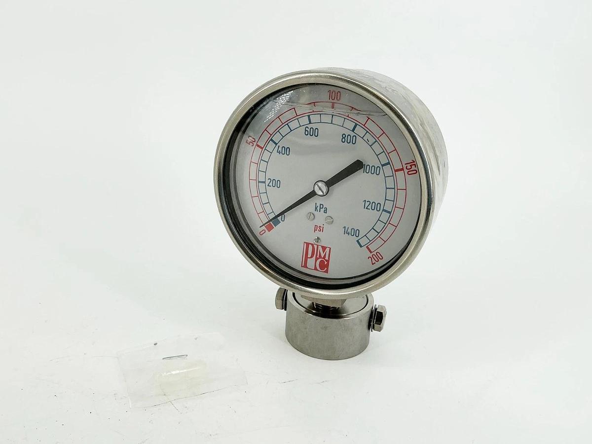 New PMC 5994 Pressure Gauge 0-1400PSI SGB-200-N
