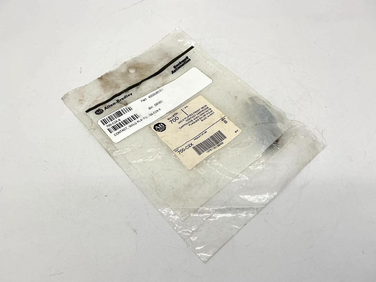 Lot of 3 New Allen Bradley 700-C2X Ser B Gold Plated Front Deck Contact 10A