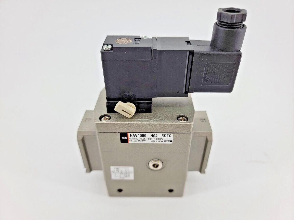 Used SMC NAV4000-N04-5DZC Soft Start-up Valve 0.2-1MPa 24VDC