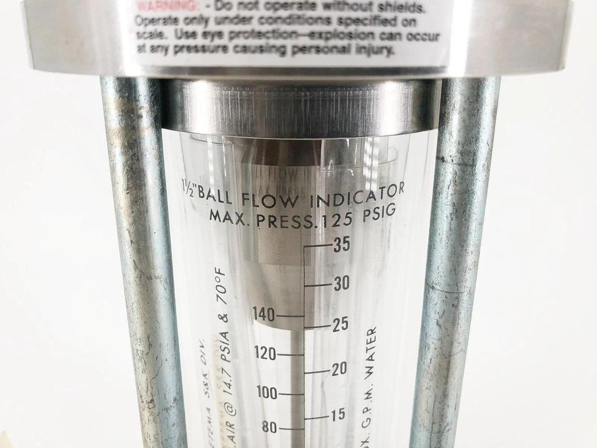 New McCrometer 20-1340 Ball Flow Indicator 1-/2" B-Flo 72S0367M0030