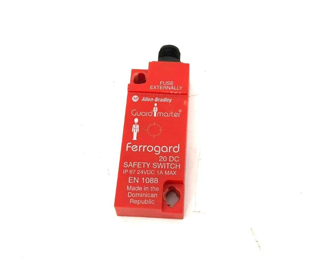 Used Allen Bradley 440N-G02090  Ser. B Ferrogard Safety Switch 24VDC