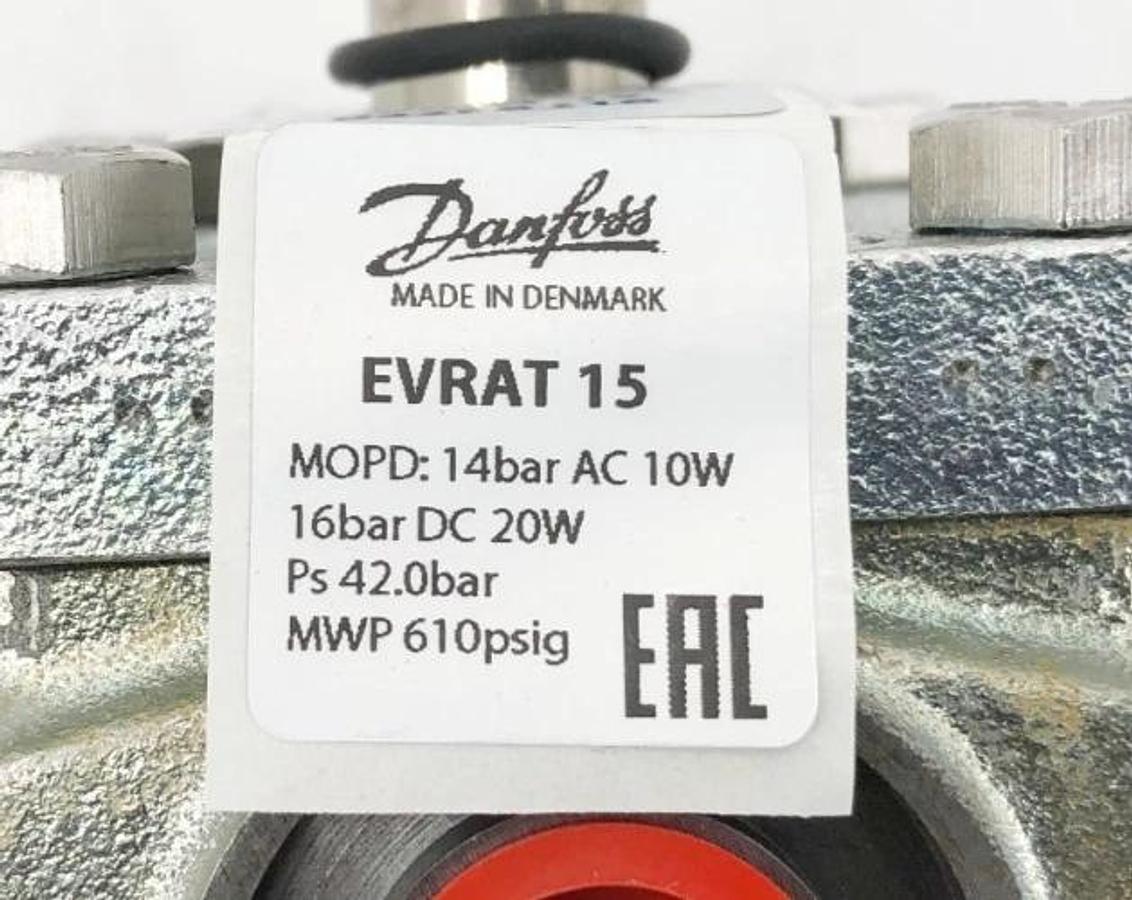 New Danfoss EVRAT 15 Solenoid Valve 032F6216