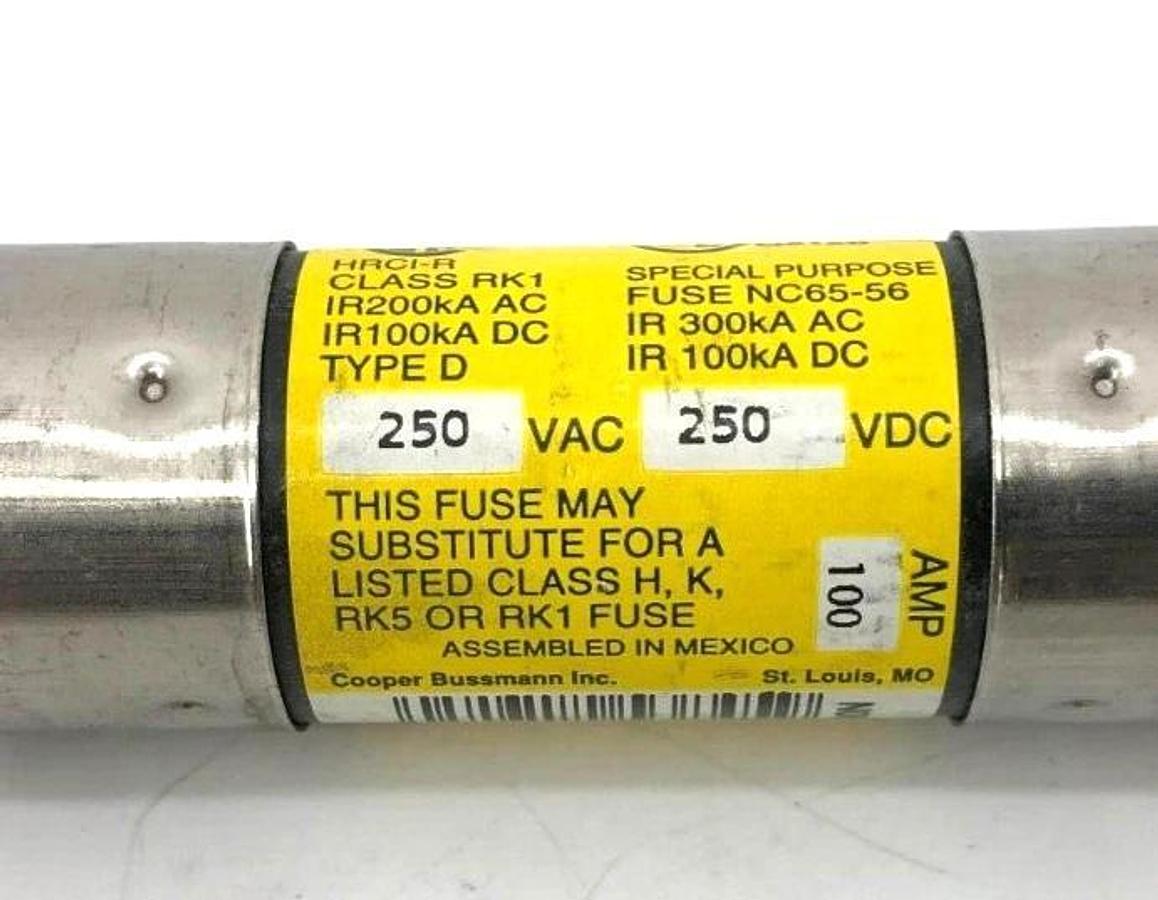 New Bussmann LPN-RK-100SP Fuse 100A 250V