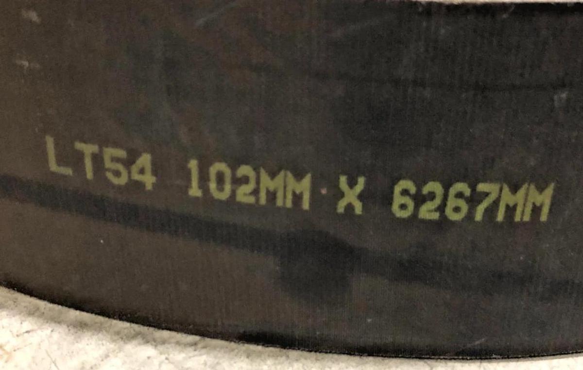New LT54 102mm x 6267mm Belt - No Box