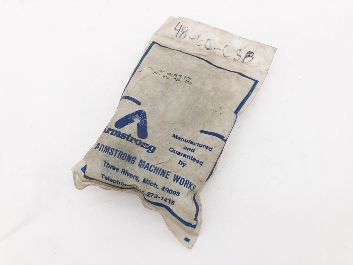New Armstrong 1/2" ORIFICE PCA Repair Kit #216 316 416