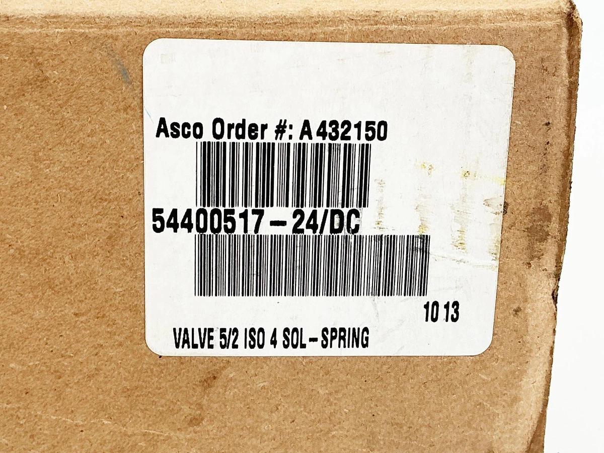 New Asco 54400517 Solenoid Valve 24VDC 50/60Hz 3W