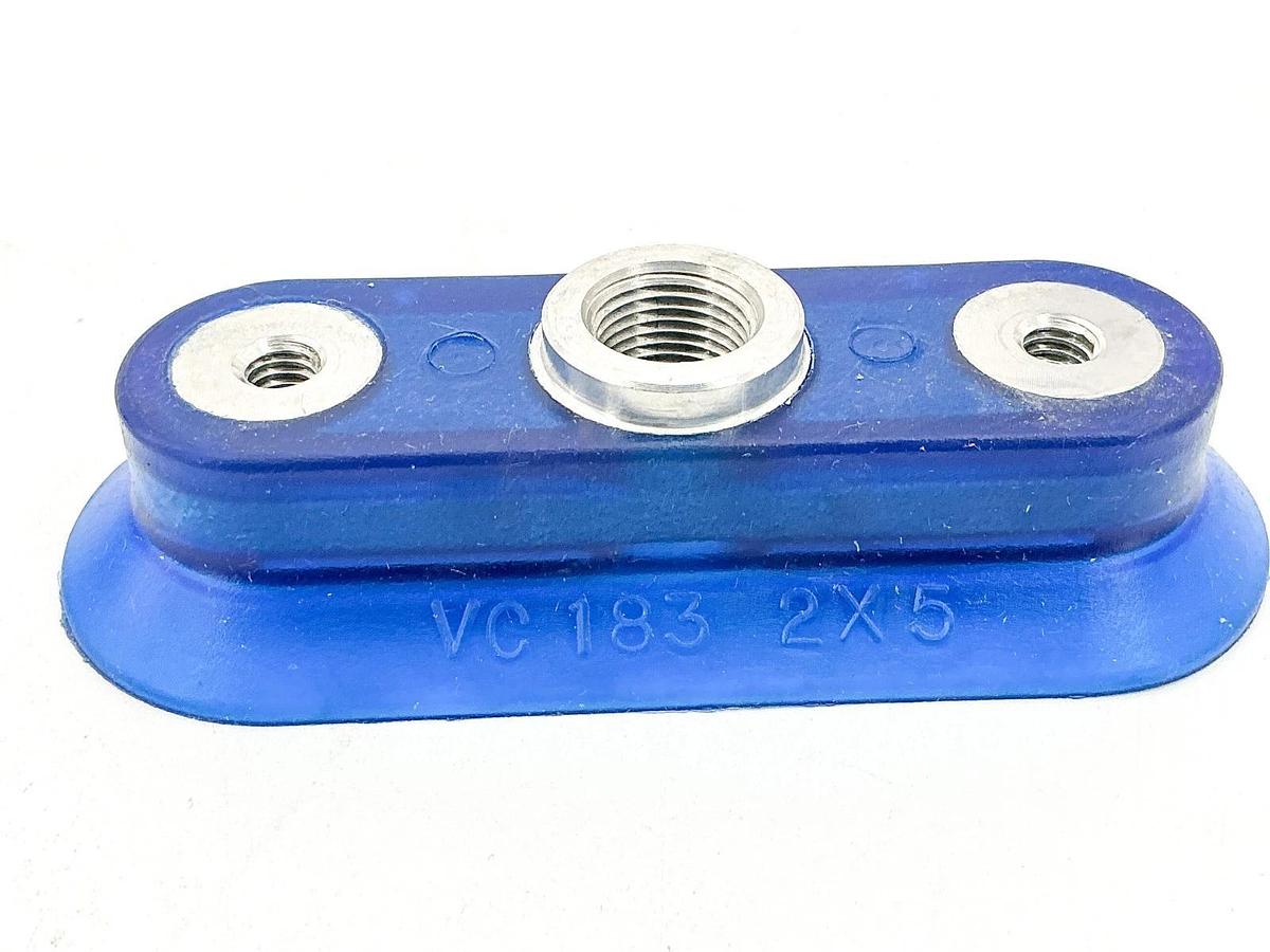 New Lot of 2 VI CAS MFG CO VC183-2X5-001 Vacuum Cup 2X5 - No Box