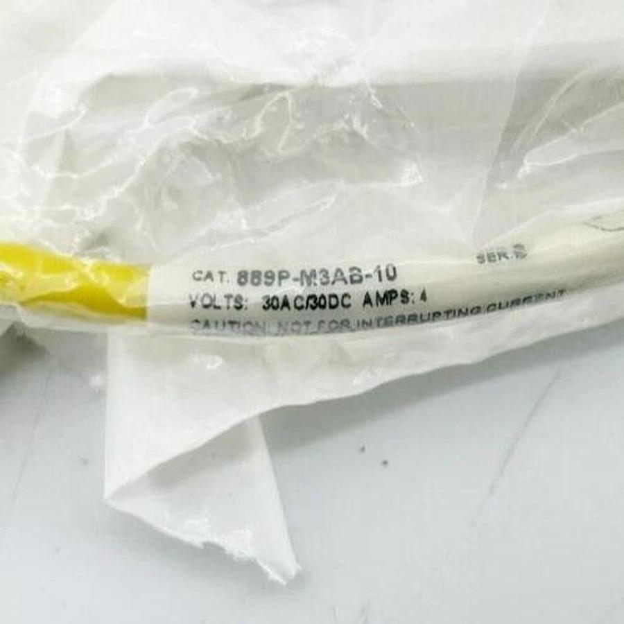 New AB Allen Bradley 889P-M3AB-10 Ser. B Pico Cable Straight 3 Pin 10m
