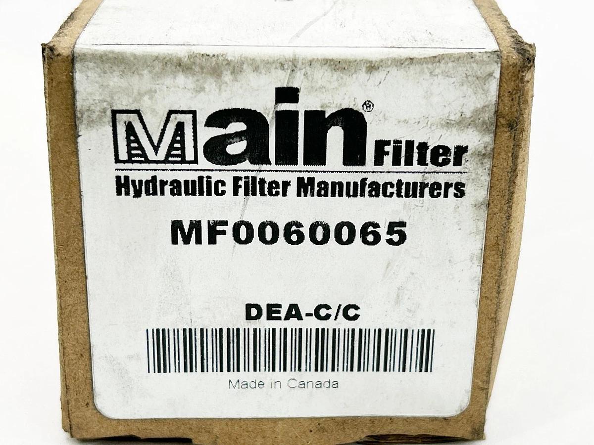 New Main FIlter MF0060065 Hydraulic Filter Element 5 Micron Rating