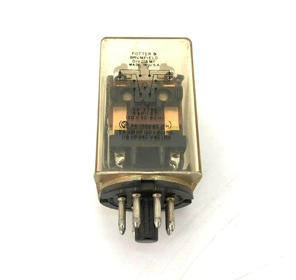 New Potter & Brumfield KA-4786 Relay 120V KAP11AY