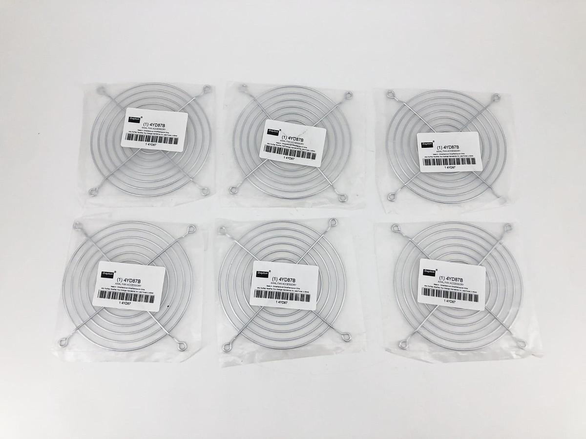 Lot of 6 New Dayton 4YD87B Axial Fan Cover Accessories