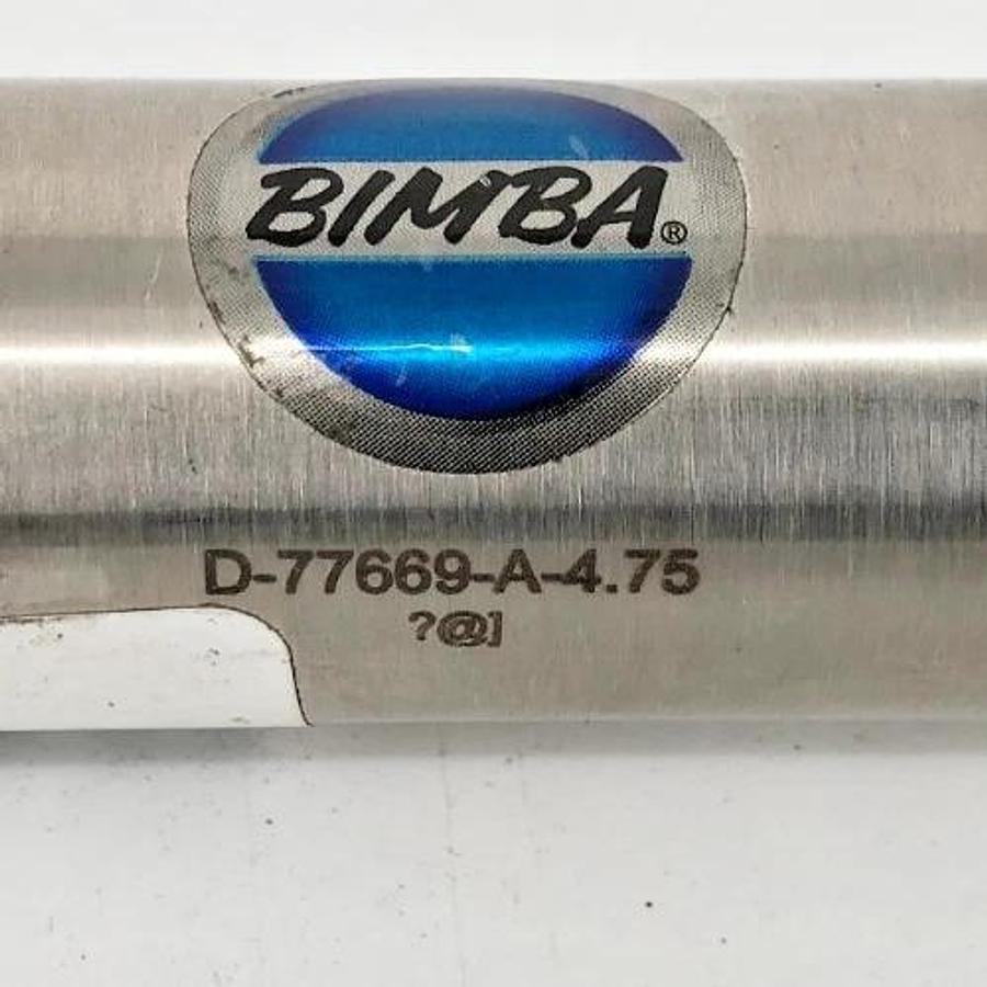 New Bimba D-77669-A-4.75 Air Cylinder 1-1/16" Bore 4-3/4" Stroke - No Box