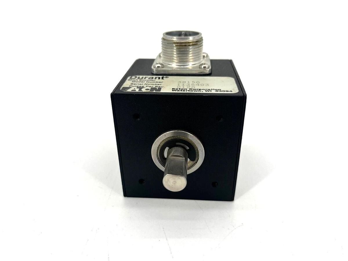 Used Eaton Durant 38150120 Shaft Encoder 120-Pulses per revolution