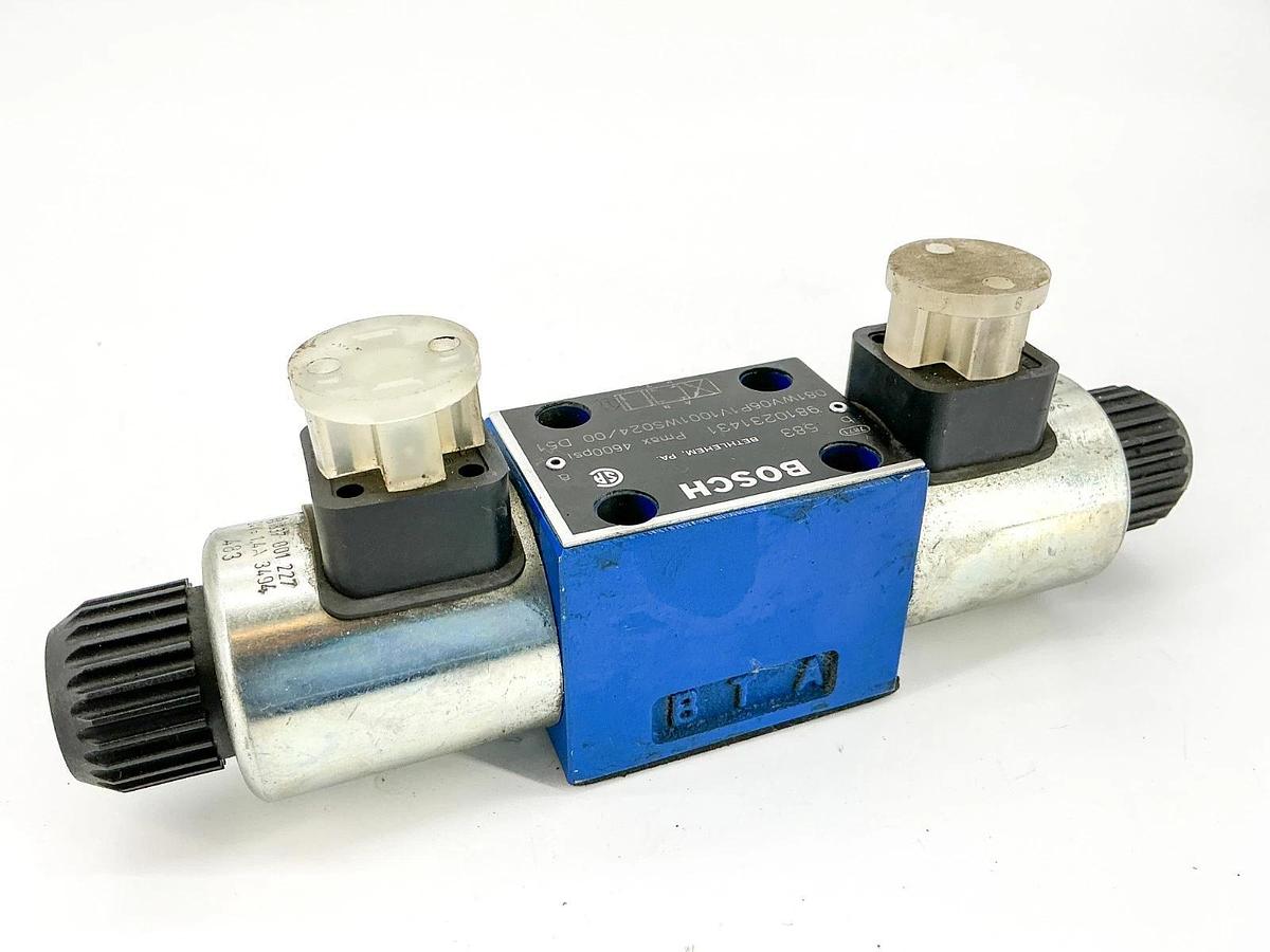 New Bosch 9810231431 Hydraulic Valve 4600PSI 24V 081WV06P1V1001WS024/00 D51