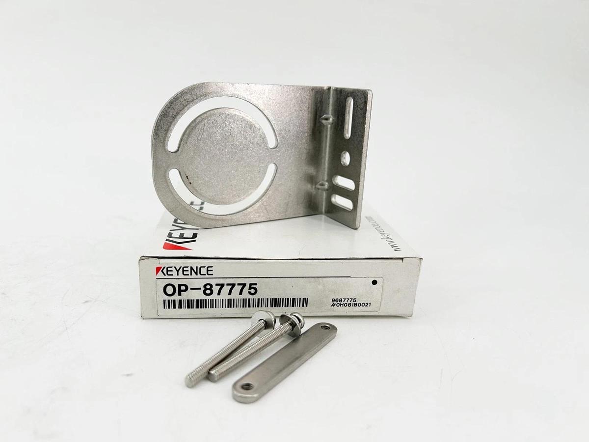New Keyence OP-87775 Adjustable Sensor Bracket 85MM Length 18MMW M12