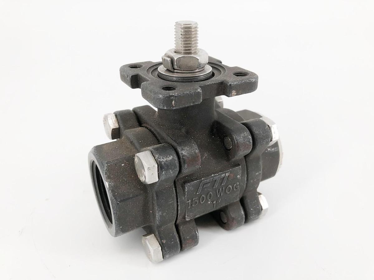 New FTI 1500 WOG 1" Ball Valve 200 WCB/A216 - No Box